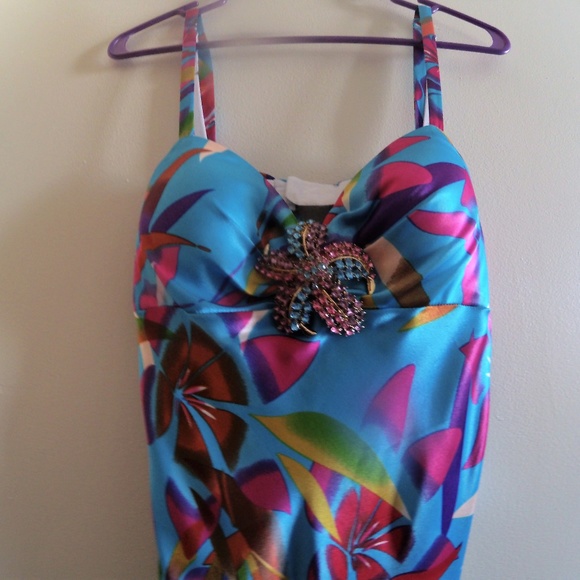 Floral Prom/Evening Dress - Picture 3 of 7